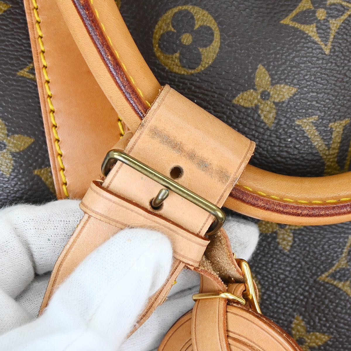 Louis Vuitton Keepall Monogram Brown Canvas Travel Bag Bag (Pre-Owned)