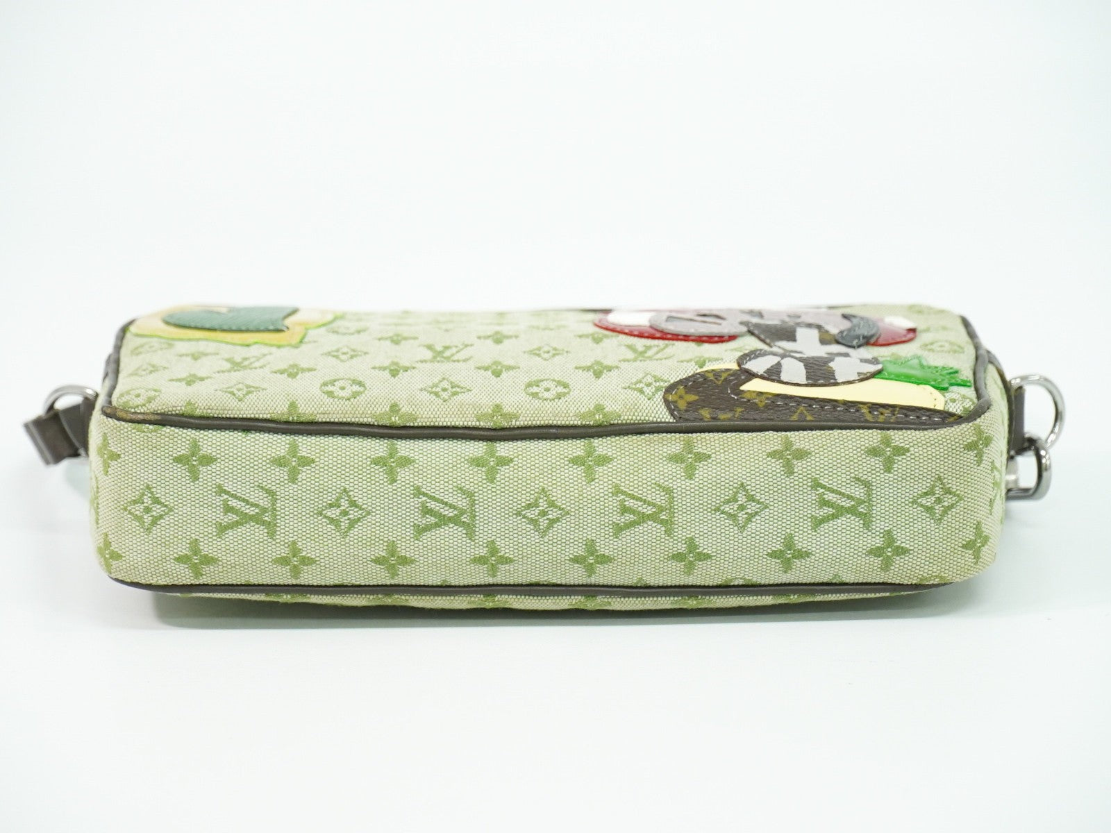 Louis Vuitton Conte De Fees Pochette Monogram Patchwork Khaki Canvas Shoulder Bag Bag (Pre-Owned)
