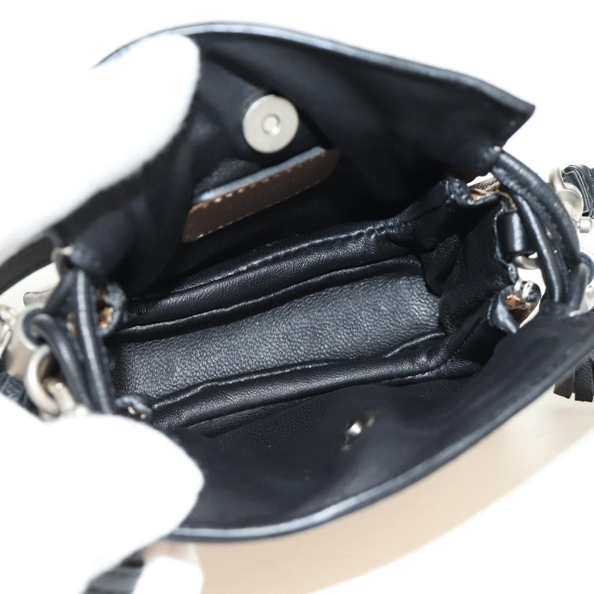 Loewe Shoulder Bag Leather Brown Leather Shoulder Bag Bag (Pre-Owned)