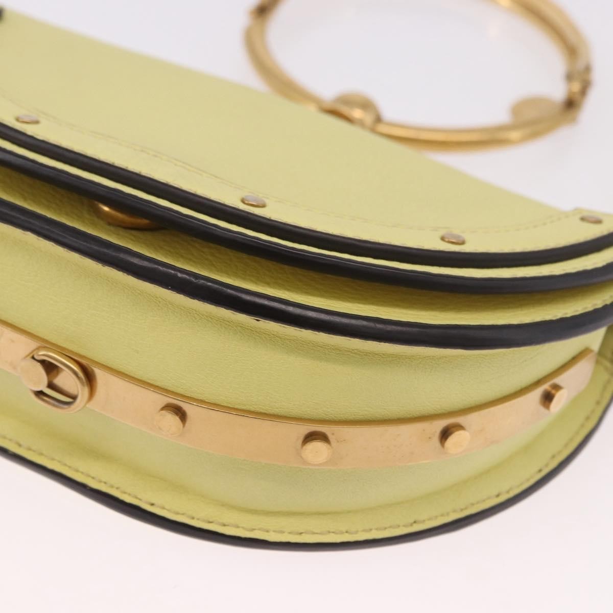 Chloe Nile Leather Yellow Leather Handbag (Pre-Owned)