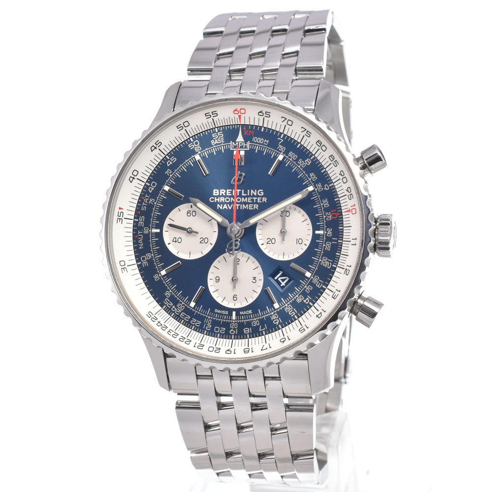 Breitling Navitimer 01 Chronograph Automatic Stainless Steel And Rose Gold Watch (Pre-Owned)