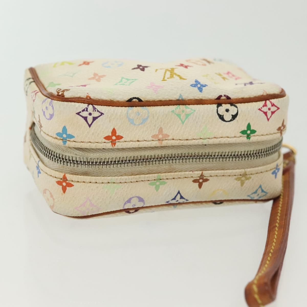 Louis Vuitton Wapity Trousse Monogram Multicolor White Canvas Clutche & Pouche Bag (Pre-Owned)