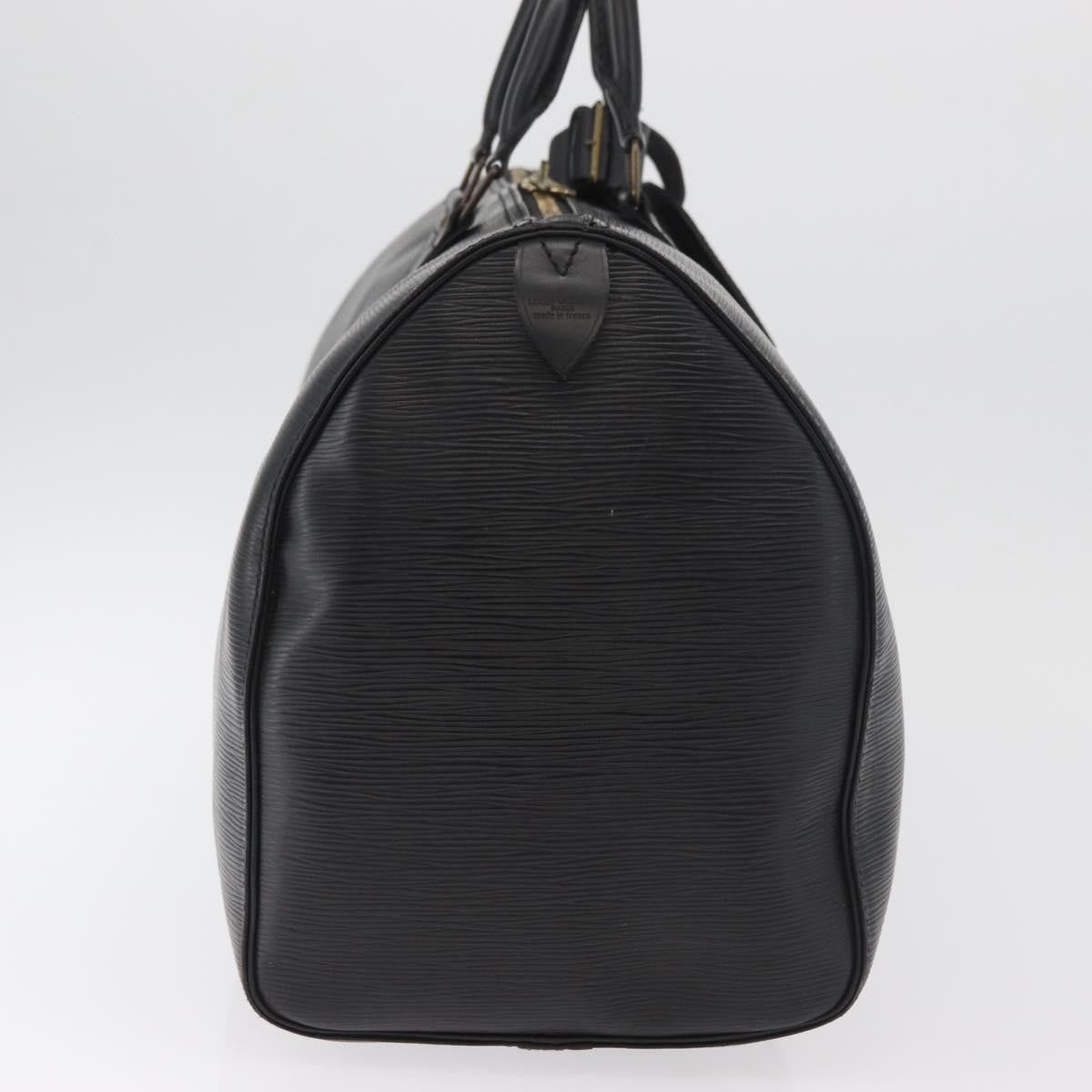 Louis Vuitton Keepall Epi Leather Black Leather Travel Bag Bag (Pre-Owned)
