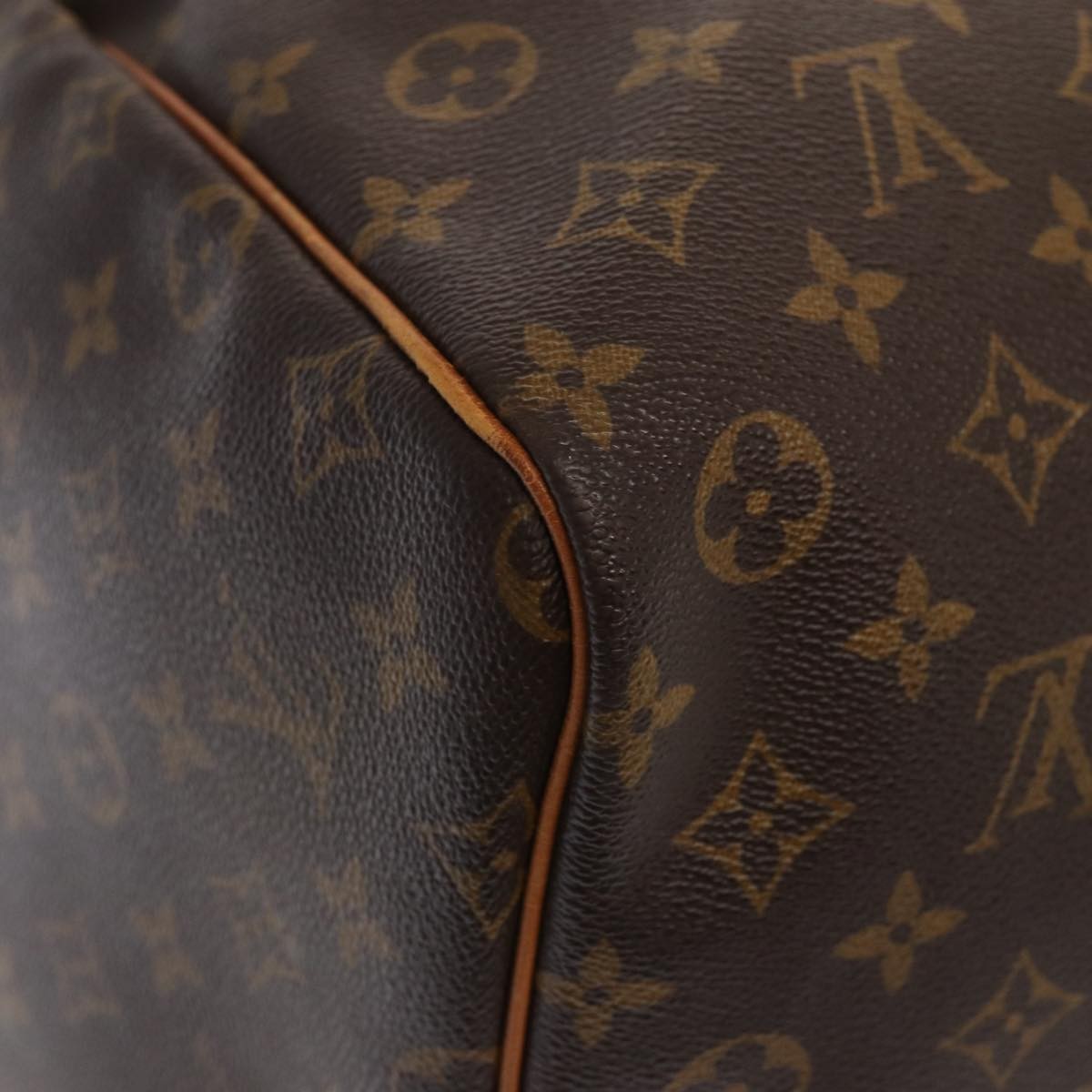 Louis Vuitton Keepall Monogram Canvas Brown Canvas Travel Bag Bag (Pre-Owned)