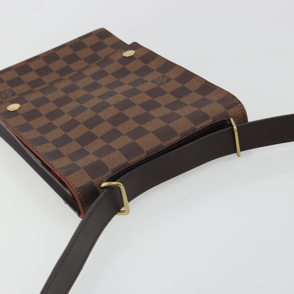 Louis Vuitton Portobello Messenger Damier Ebene Brown Canvas Shoulder Bag Bag (Pre-Owned)