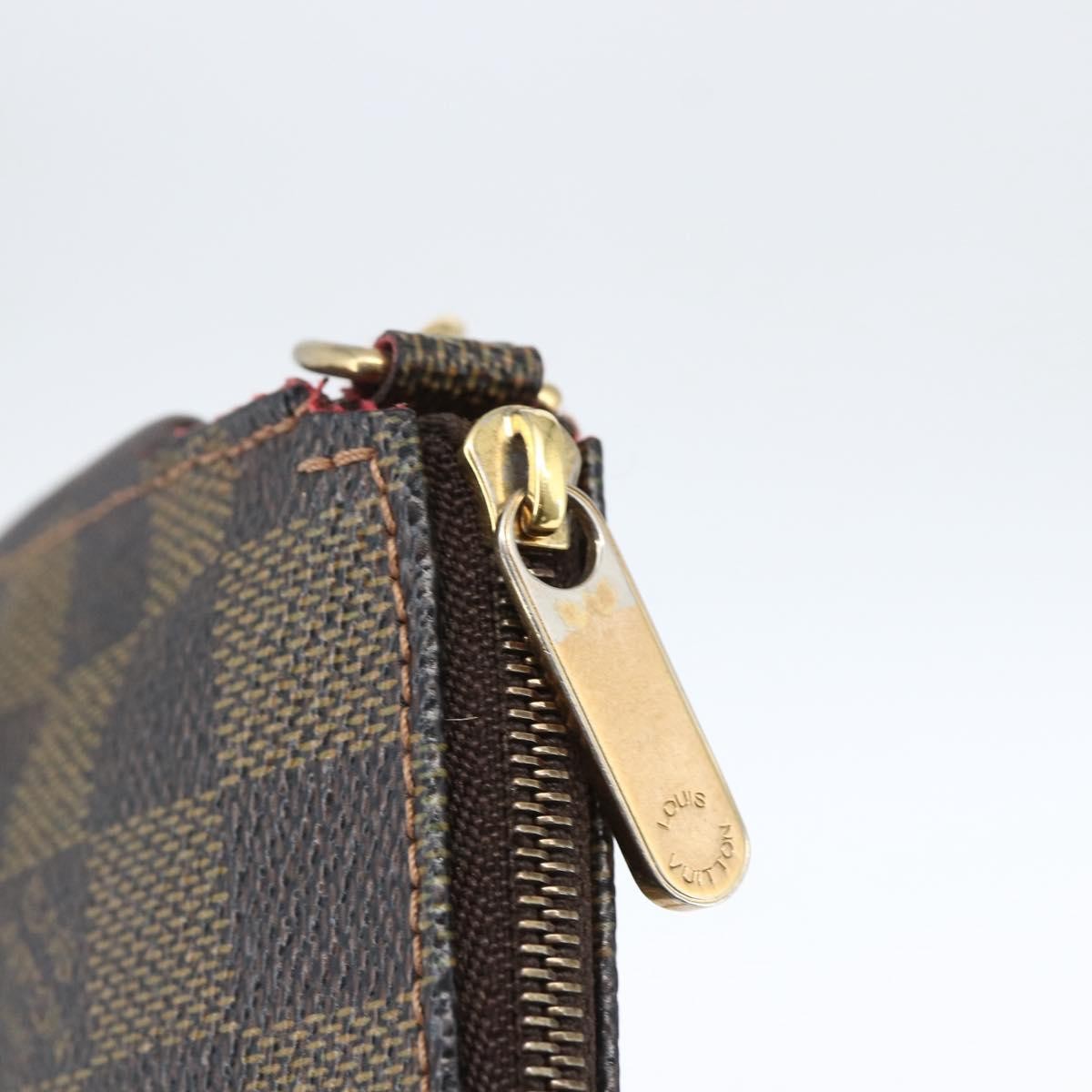 Louis Vuitton Sophie Damier Ebene Brown Canvas Clutche & Pouche Bag (Pre-Owned)