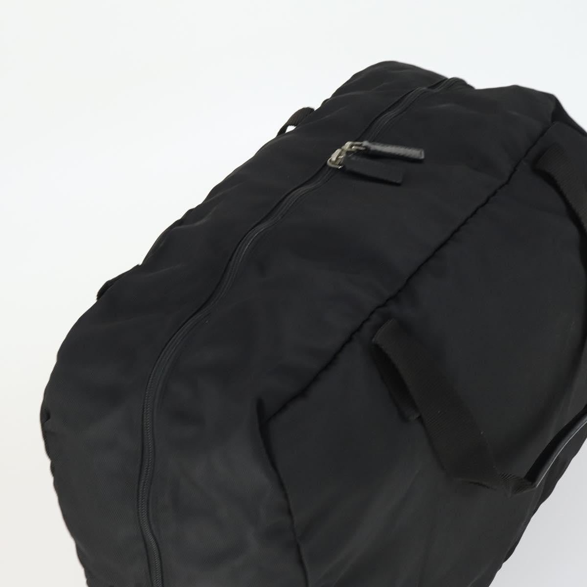 Gucci Vintage Nylon Black Nylon Travel Bag Bag (Pre-Owned)