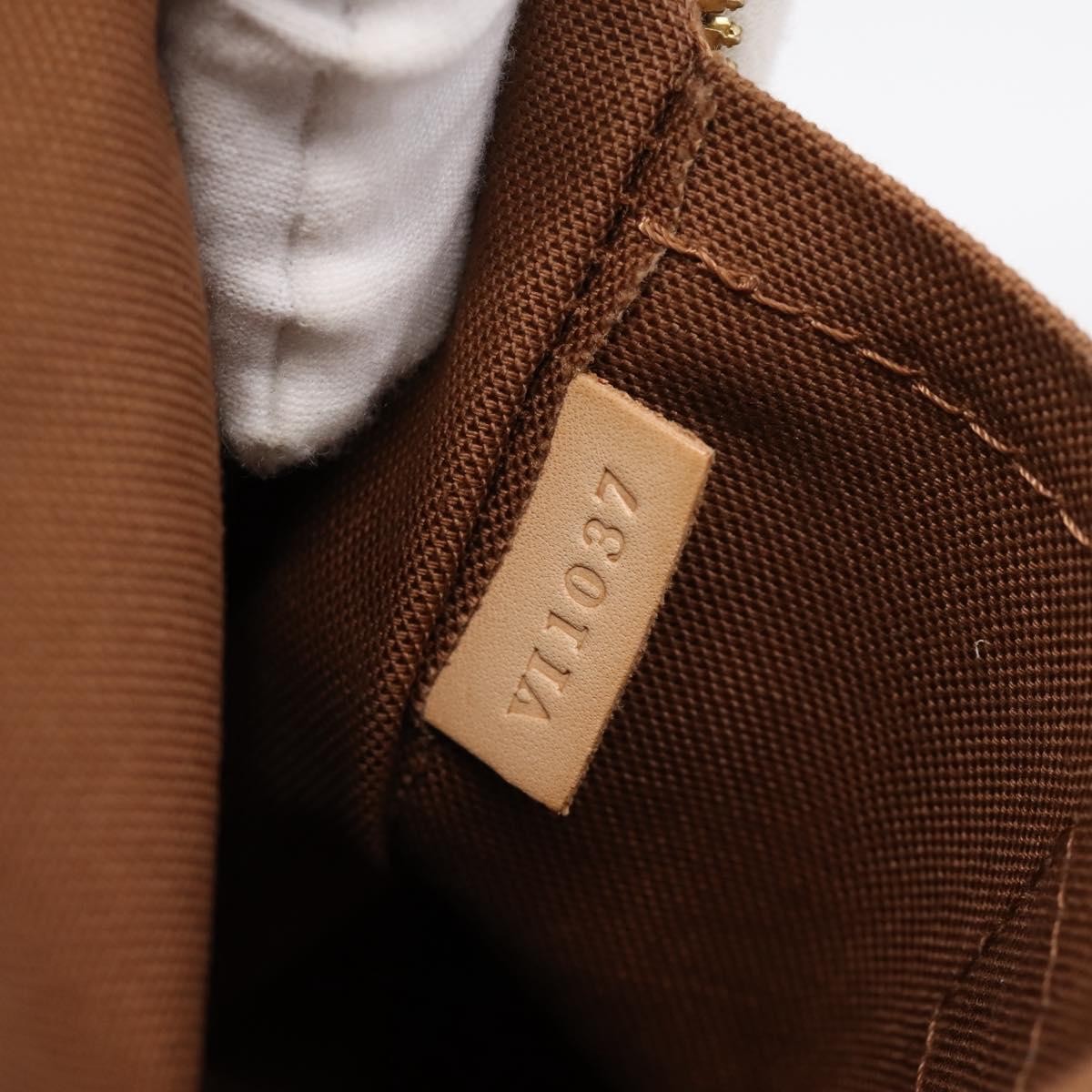 Louis Vuitton Riveting Monogram Canvas Brown Canvas Shoulder Bag Bag (Pre-Owned)