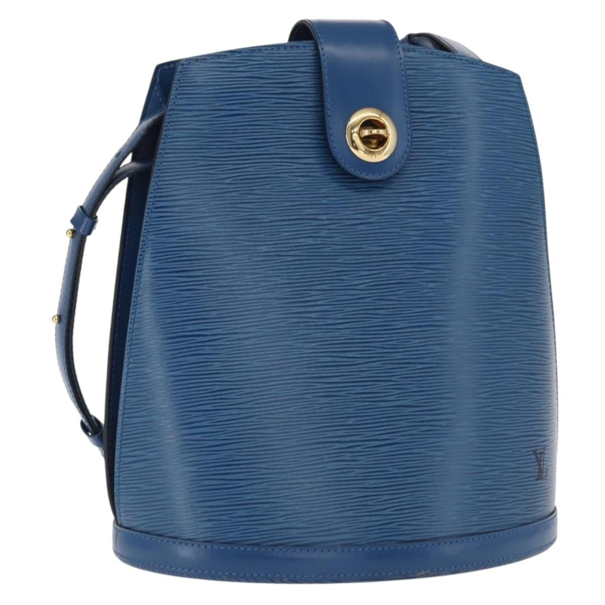 Louis Vuitton Cluny Epi Leather Blue Leather Shoulder Bag Bag (Pre-Owned)
