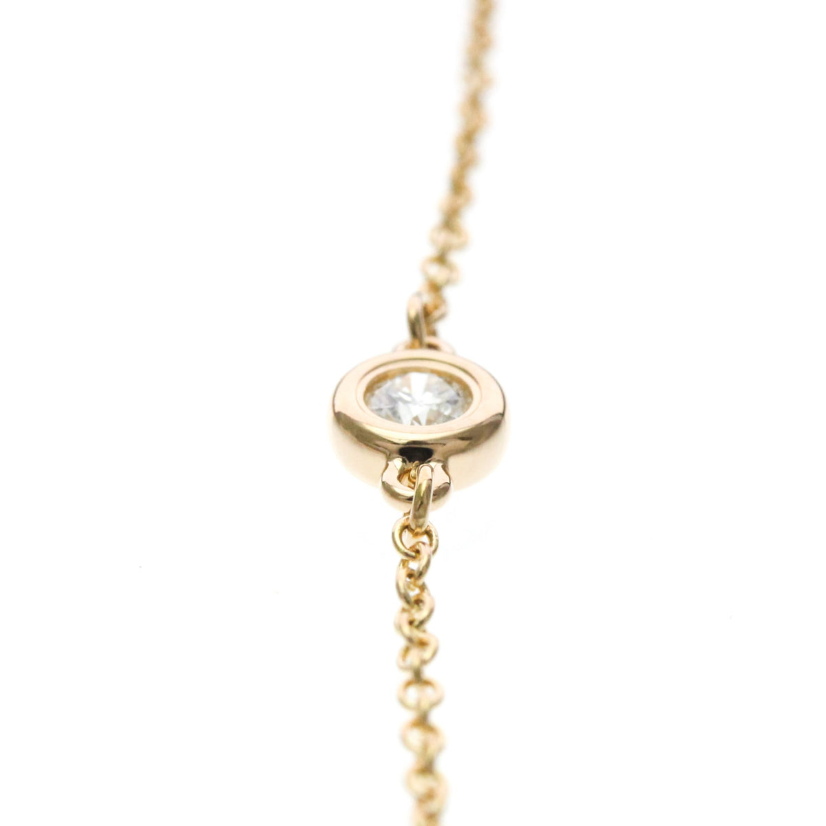 Tiffany & Co. Peretti Diamonds By The Yard 18K Rose Gold With Diamond Gold Pink_Gold Bracelet Jewelry (Pre-Owned)