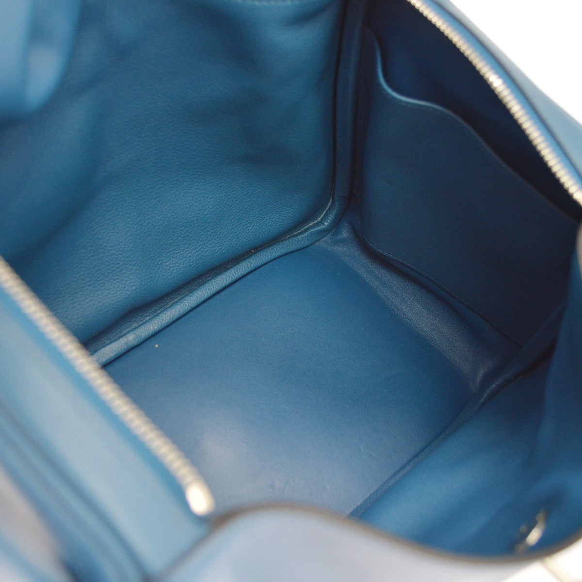 Hermes Lindy Evercolor Blue Leather Shoulder Bag Bag (Pre-Owned)