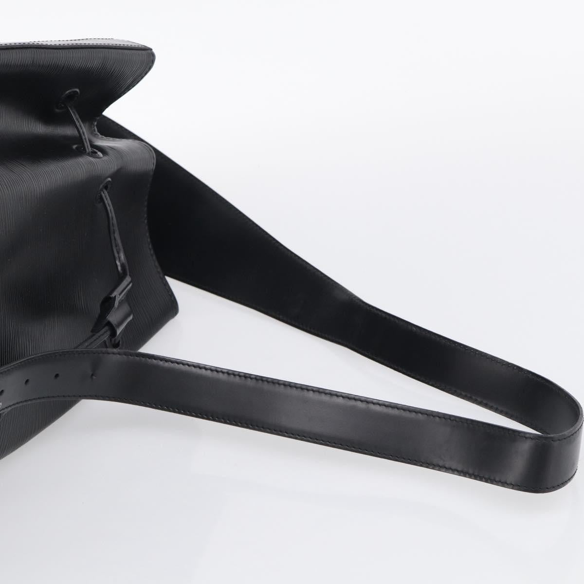 Louis Vuitton Sac A Dos Drawstring Epi Leather Black Leather Backpack Bag (Pre-Owned)