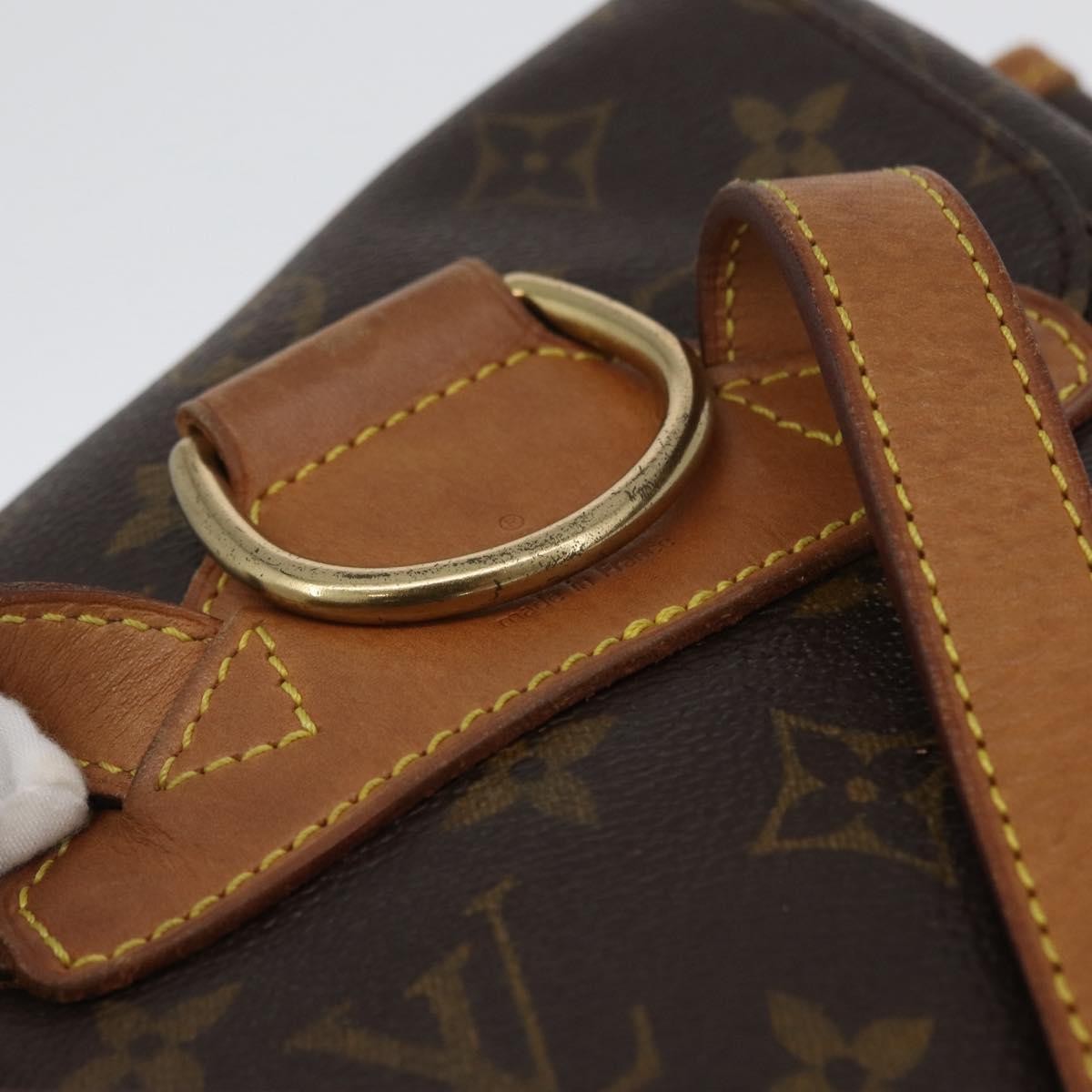 Louis Vuitton Vintage Montsouris Monogram Canvas Brown Canvas Backpack Bag (Pre-Owned)