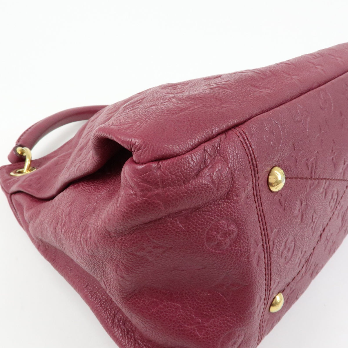 Louis Vuitton Artsy Monogram Empreinte Leather Burgundy Leather Handbag (Pre-Owned)