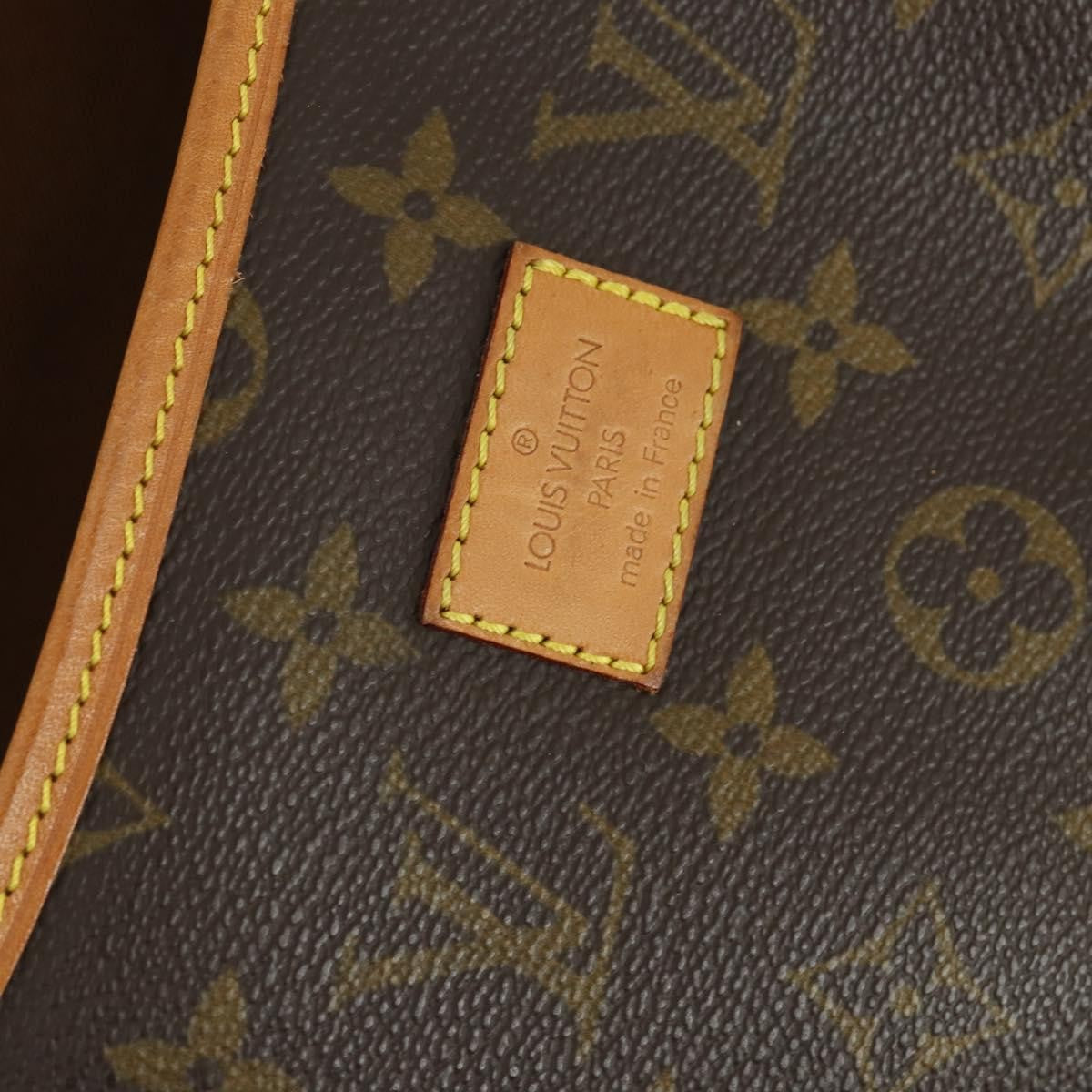 Louis Vuitton Saumur Monogram Canvas Brown Canvas Shoulder Bag Bag (Pre-Owned)