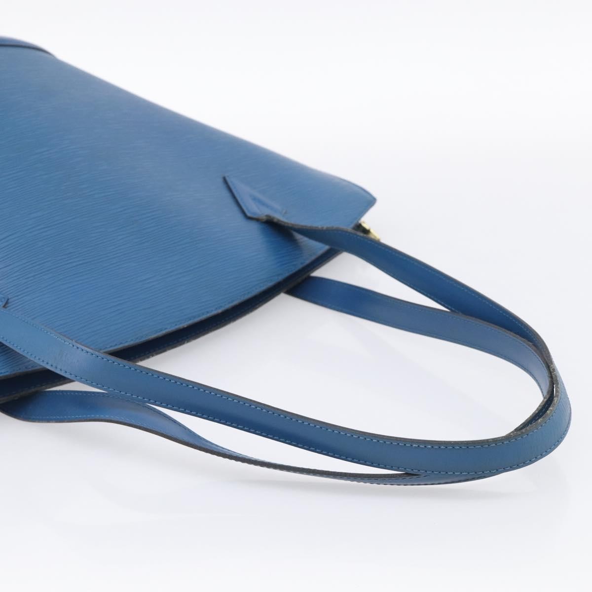 Louis Vuitton Saint Jacques Epi Leather Blue Leather Handbag (Pre-Owned)