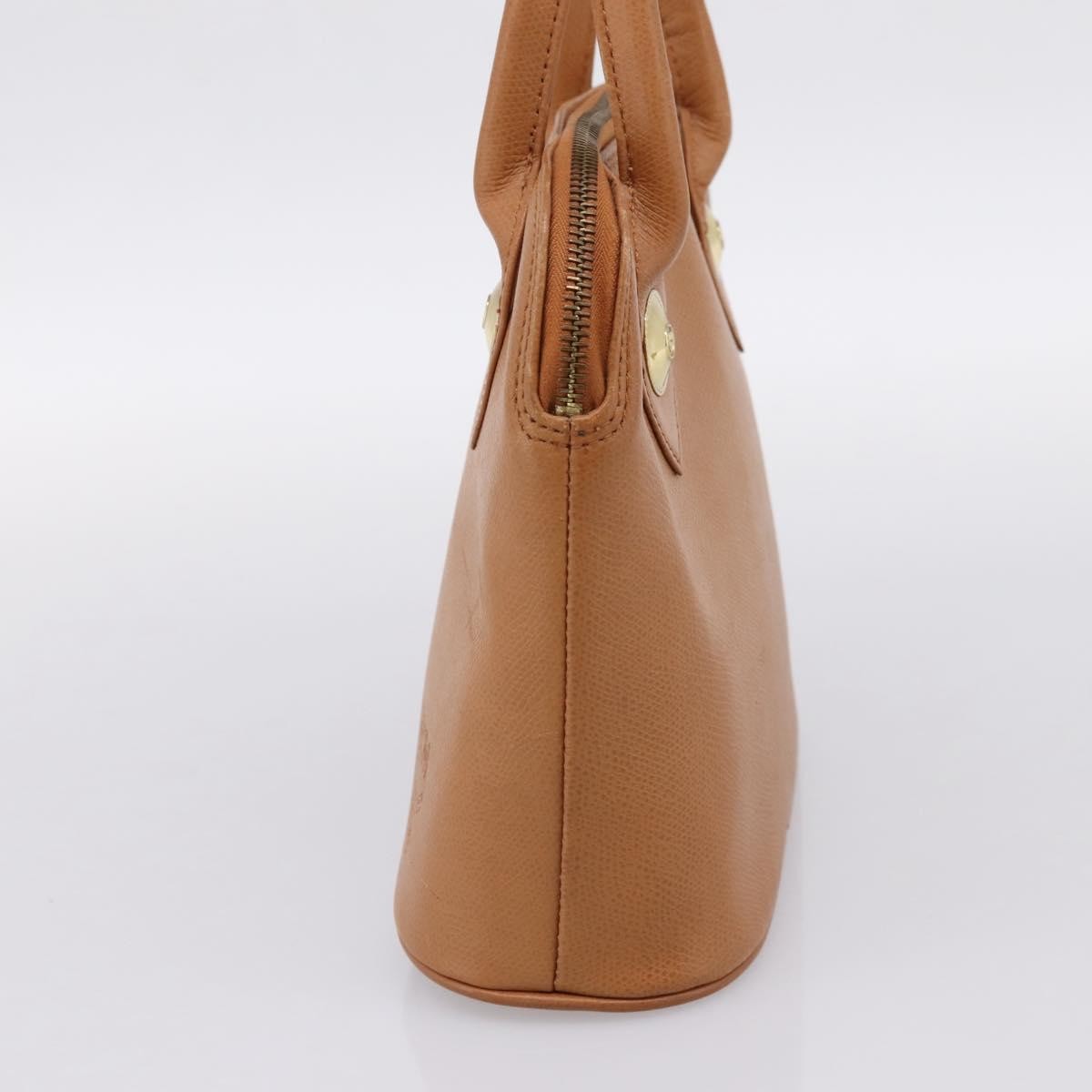MCM Vintage Leather Brown Leather Handbag (Pre-Owned)
