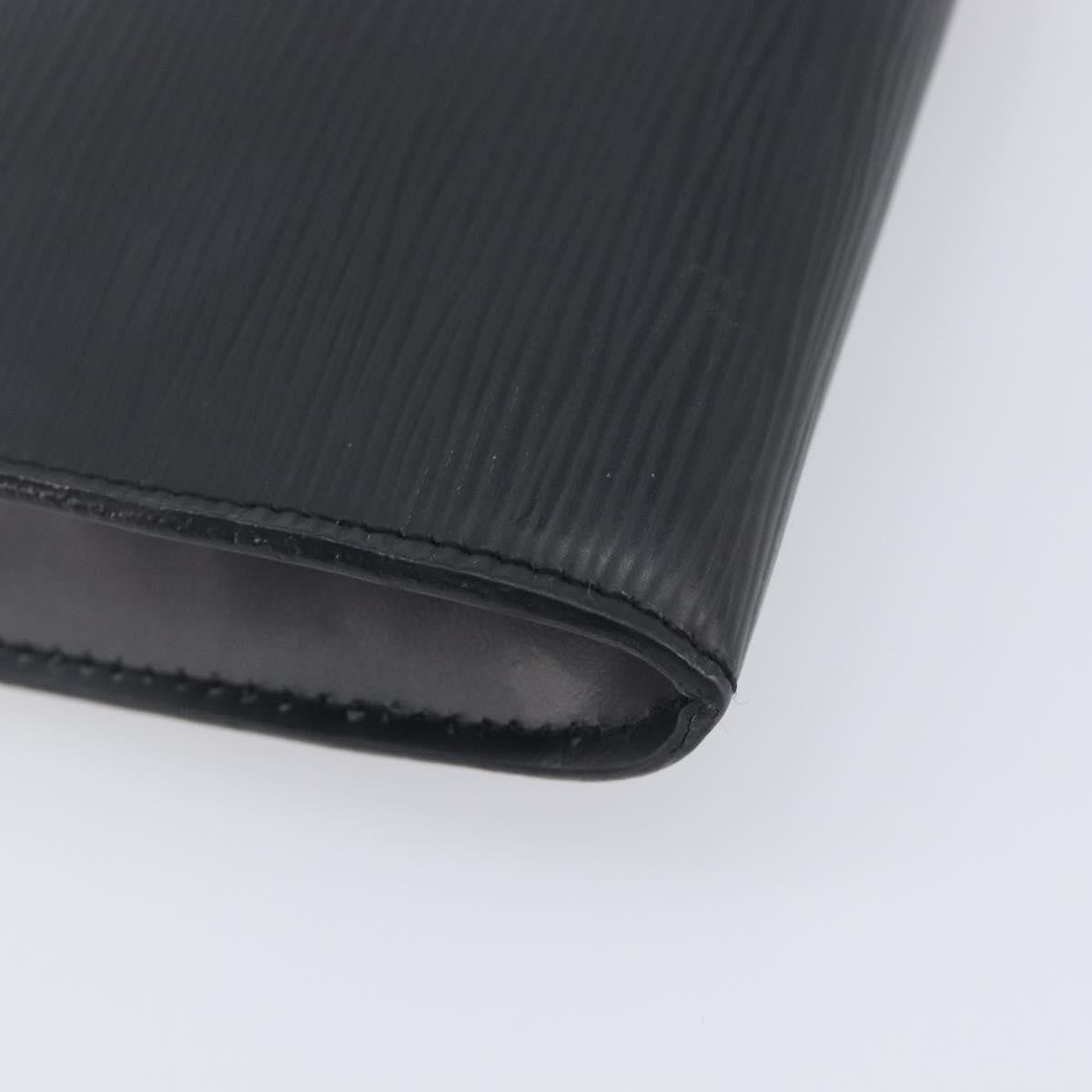 Louis Vuitton Pochette Accessoires Epi Leather Black Leather Clutche & Pouche Bag (Pre-Owned)