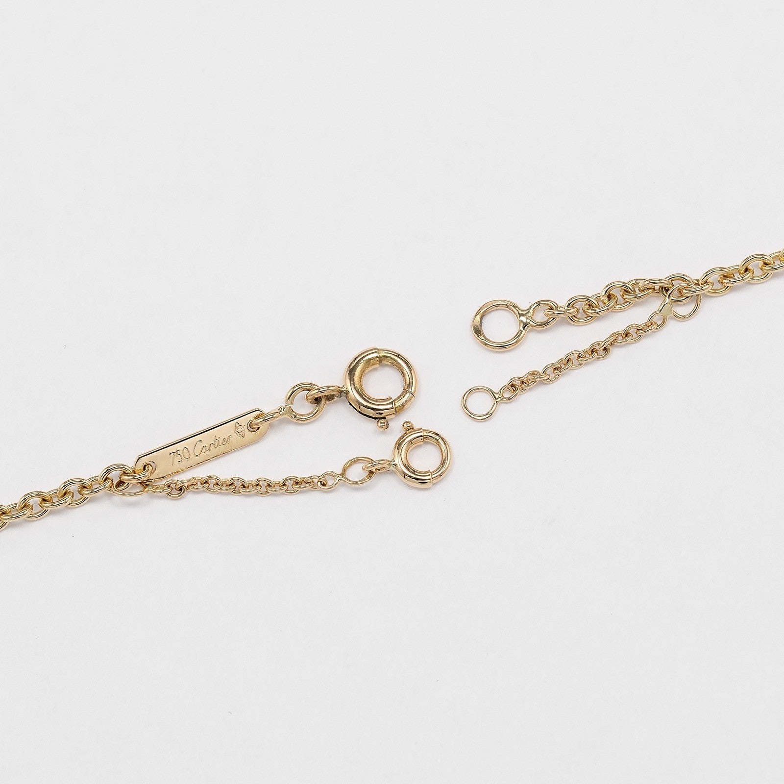 Cartier Trinity Pendant 18K Tricolor Gold Gold Yellow_Gold Necklace Jewelry (Pre-Owned)