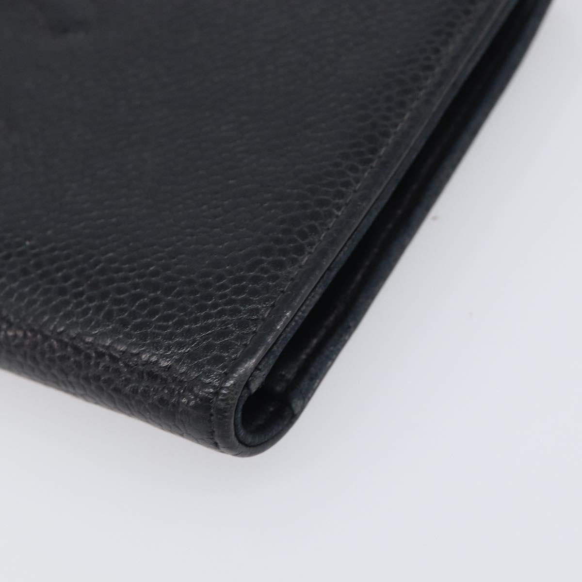 Chanel Timeless Cc French Leather Black Calfskin Wallets Accessory (Pre-Owned)