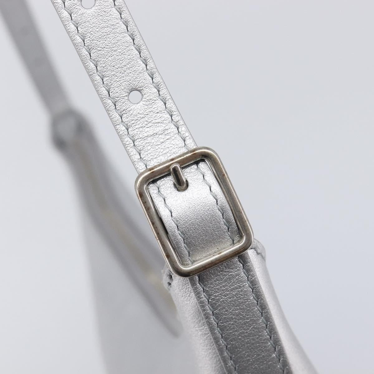 Balenciaga Mary Kate Sling Leather Silver Leather Handbag (Pre-Owned)