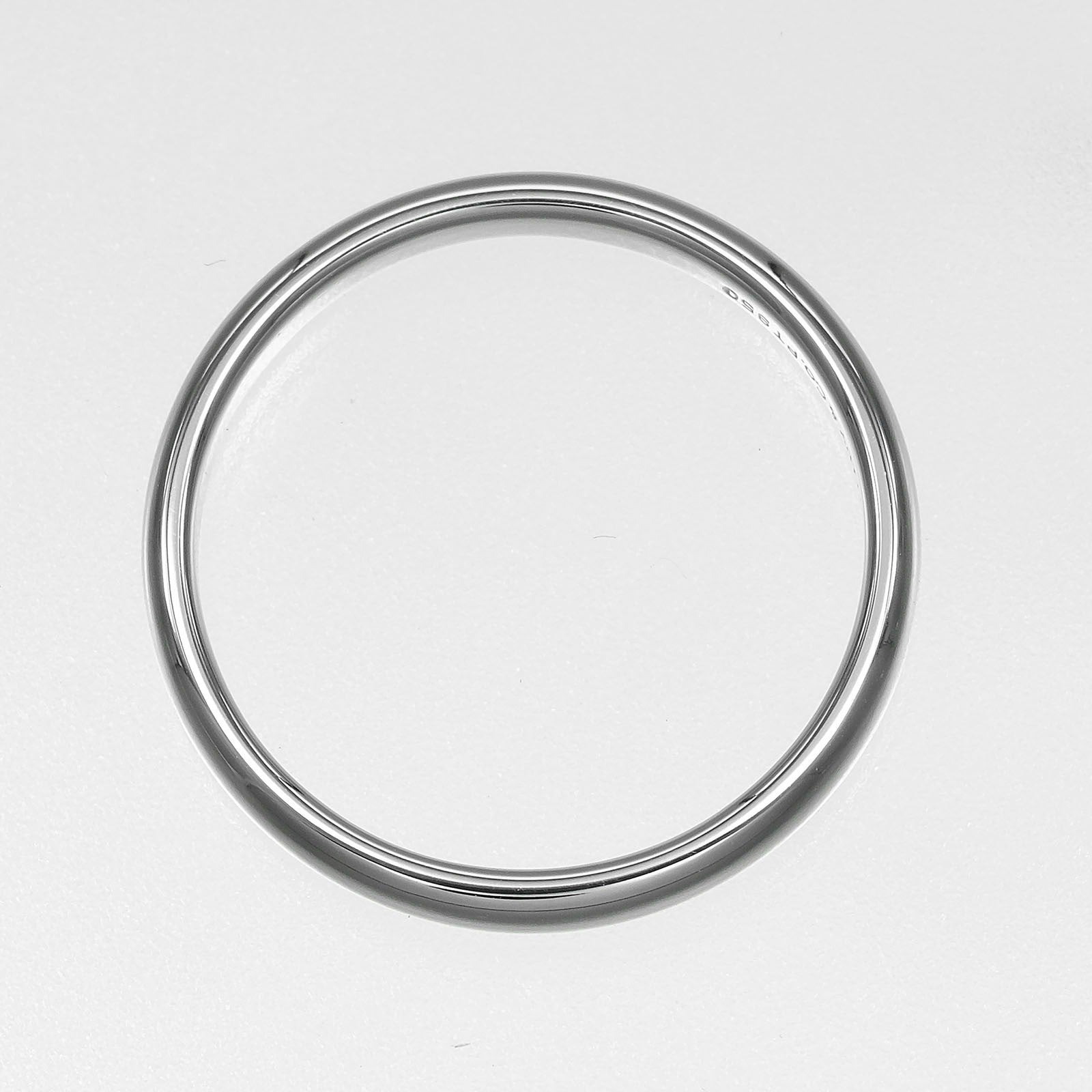 Tiffany & Co. Forever Band Platinum With Diamonds Silver Platinum Ring Jewelry (Pre-Owned)