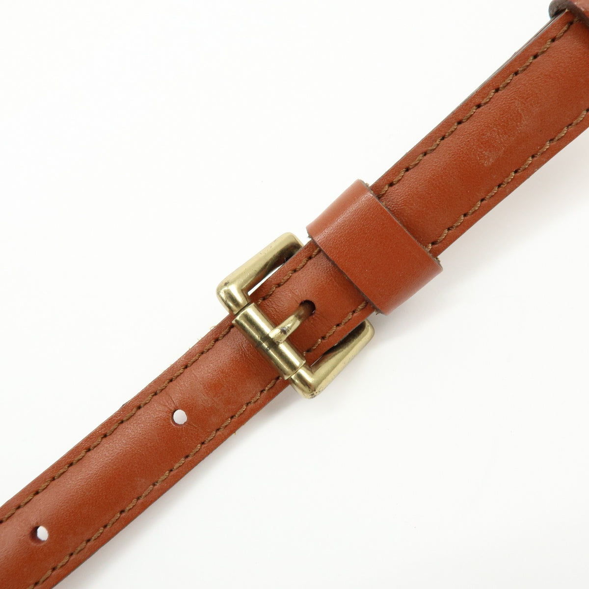 Louis Vuitton Adjustable Shoulder Strap Vachetta Leather Brown Leather Straps Accessory (Pre-Owned)