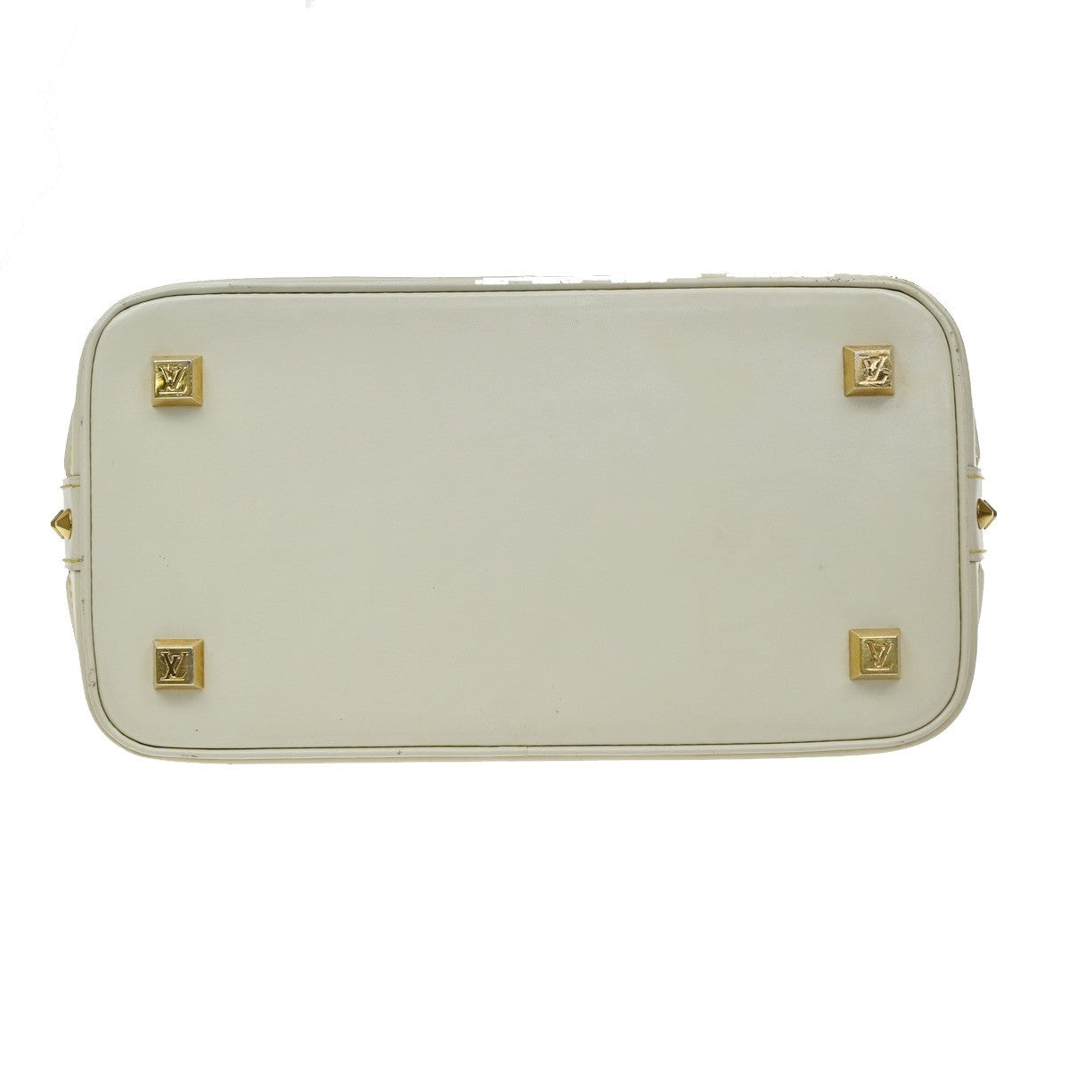 Louis Vuitton Suhali Lockit Leather White Leather Handbag (Pre-Owned)