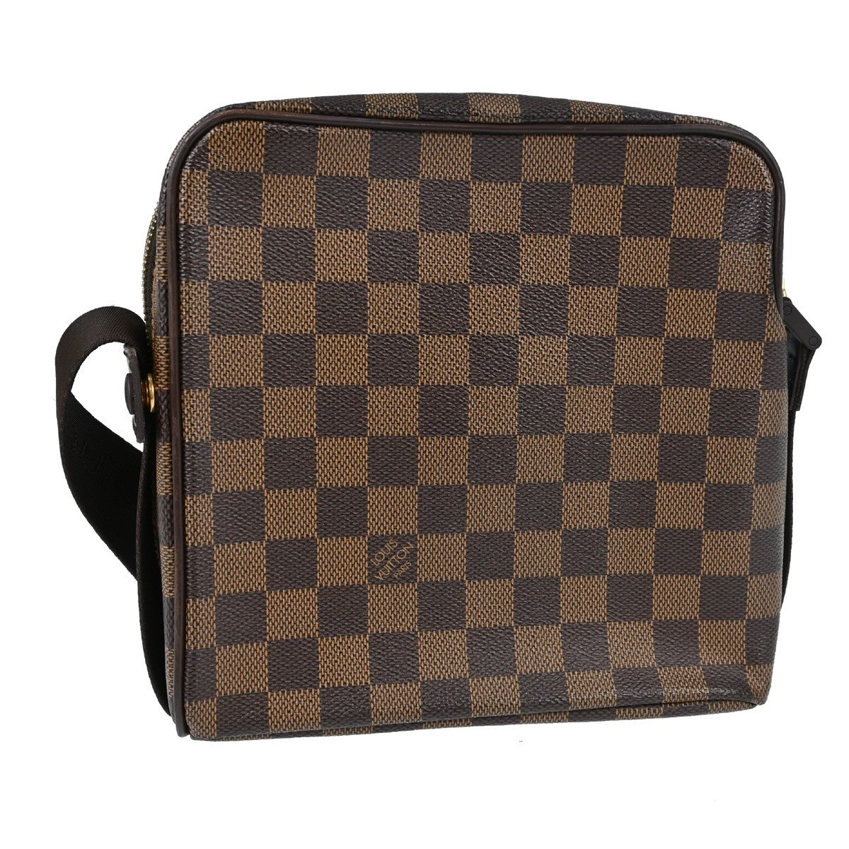 Louis Vuitton Olav Damier Brown Canvas Handbag (Pre-Owned)
