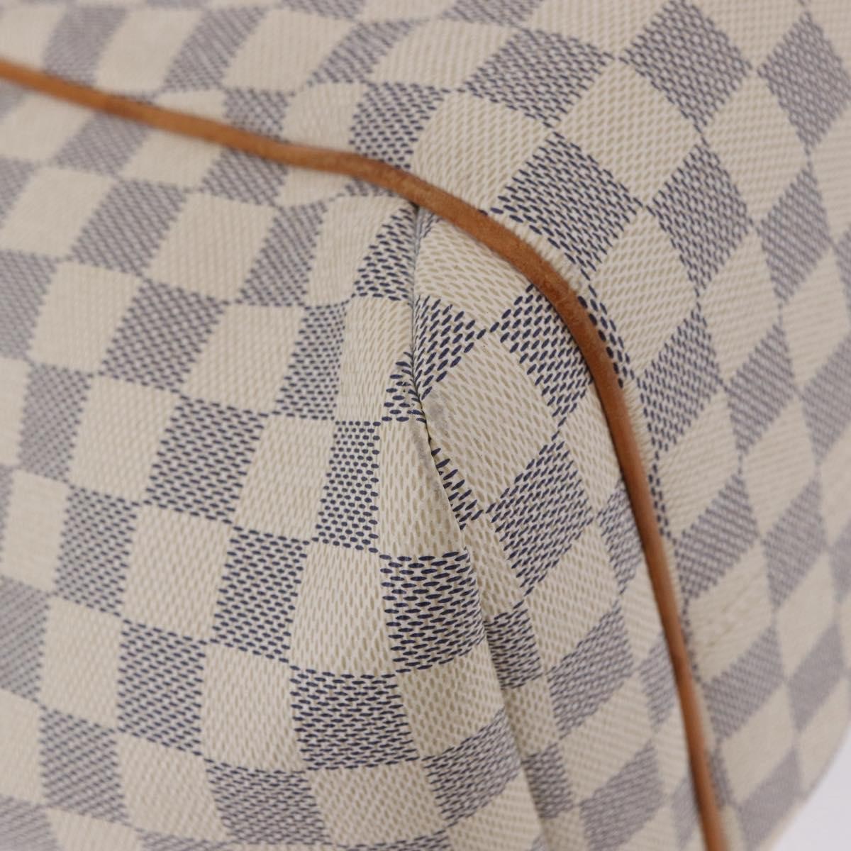 Louis Vuitton Totally Damier Azur Beige Canvas Shoulder Bag Bag (Pre-Owned)