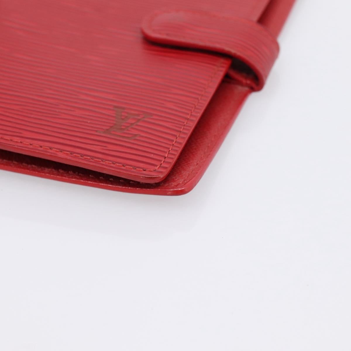 Louis Vuitton Agenda Cover Epi Red Leather Clutche & Pouche Bag (Pre-Owned)