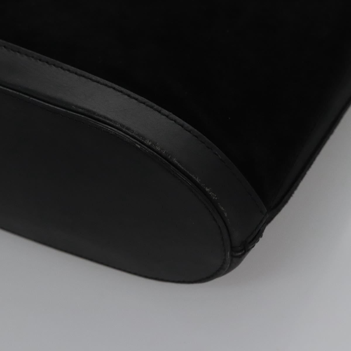 Celine Vintage Suede Black Suede Shoulder Bag Bag (Pre-Owned)