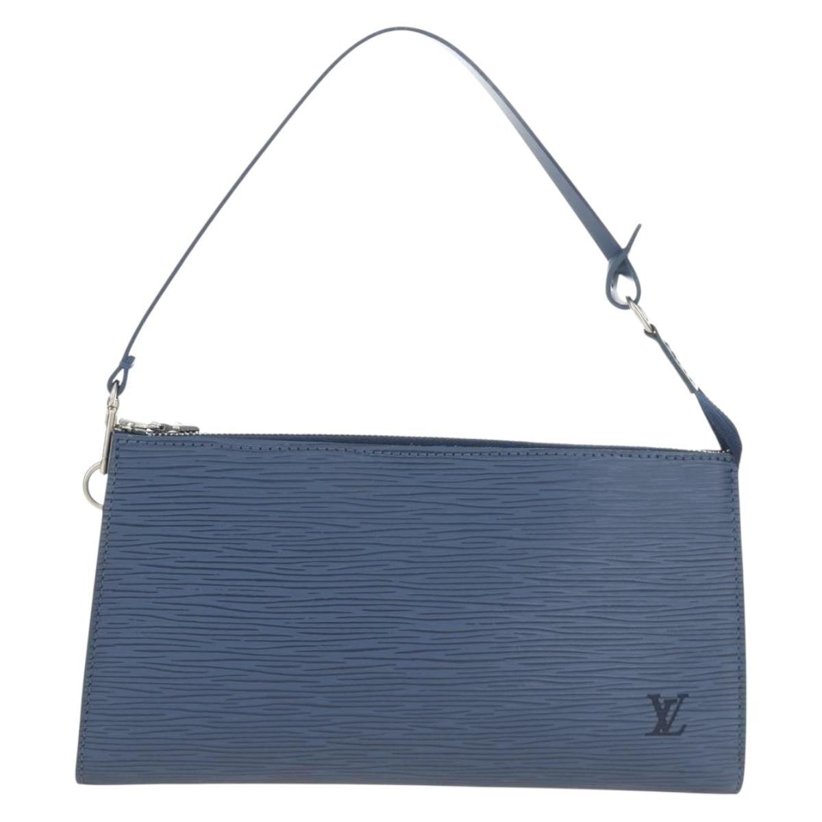 Louis Vuitton Pochette Accessoires Nm Epi Leather Blue Leather Clutche & Pouche Bag (Pre-Owned)