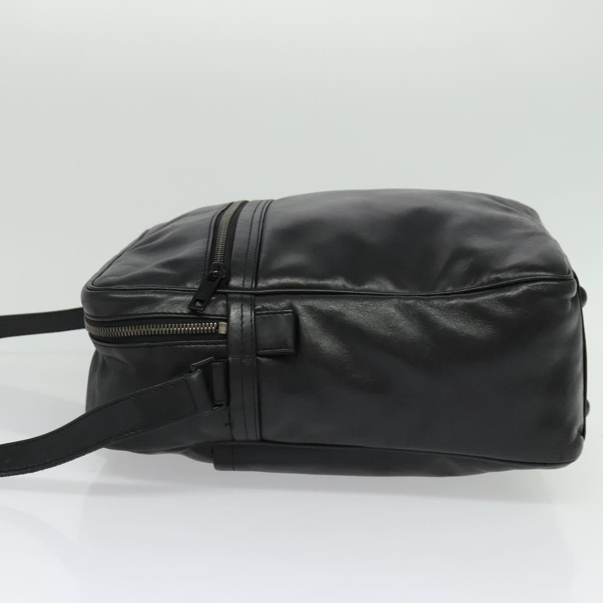 Louis Vuitton Clarkson Messenger Monogram Shadow Leather Black Leather Bag (Pre-Owned)