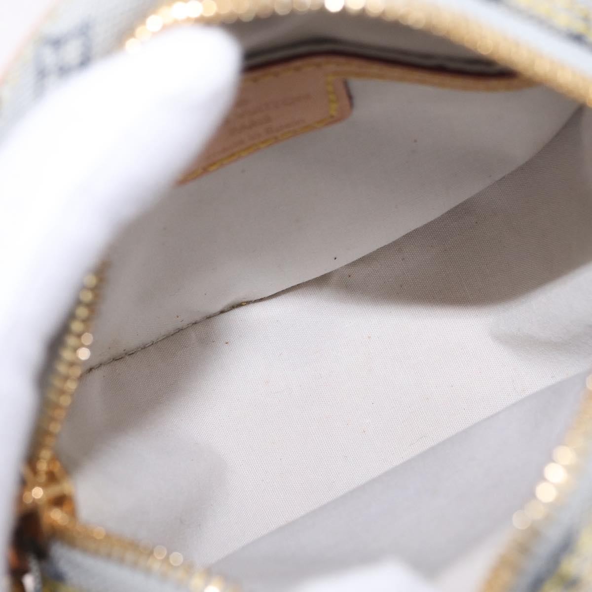 Louis Vuitton Jeanne Mini Lin Blue Canvas Crossbody Bag Bag (Pre-Owned)