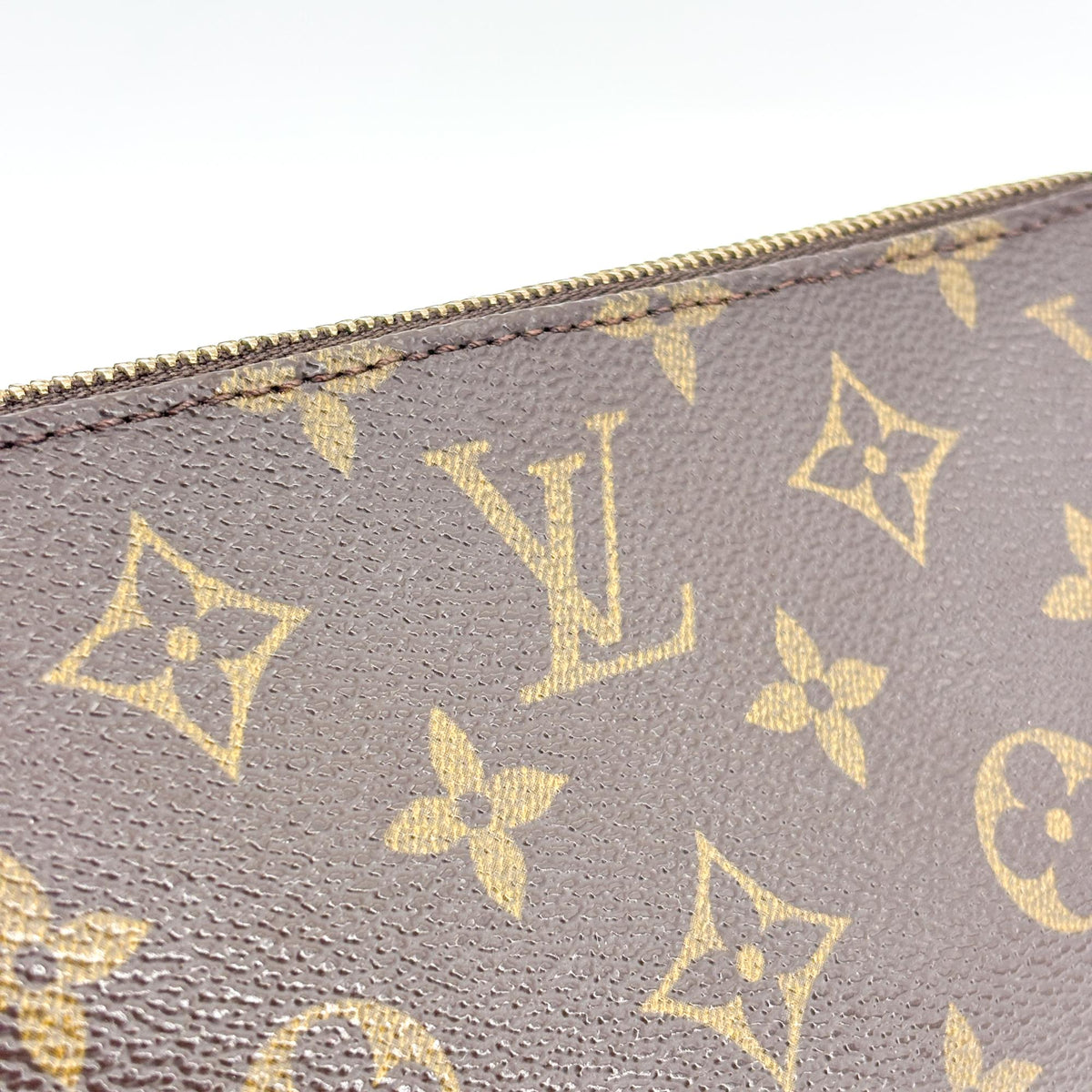 Louis Vuitton Pochette Accessoires Monogram Canvas Brown Canvas Clutche & Pouche Bag (Pre-Owned)