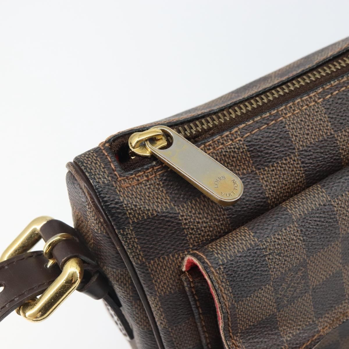 Louis Vuitton Ravello Damier Ebene Brown Canvas Shoulder Bag Bag (Pre-Owned)