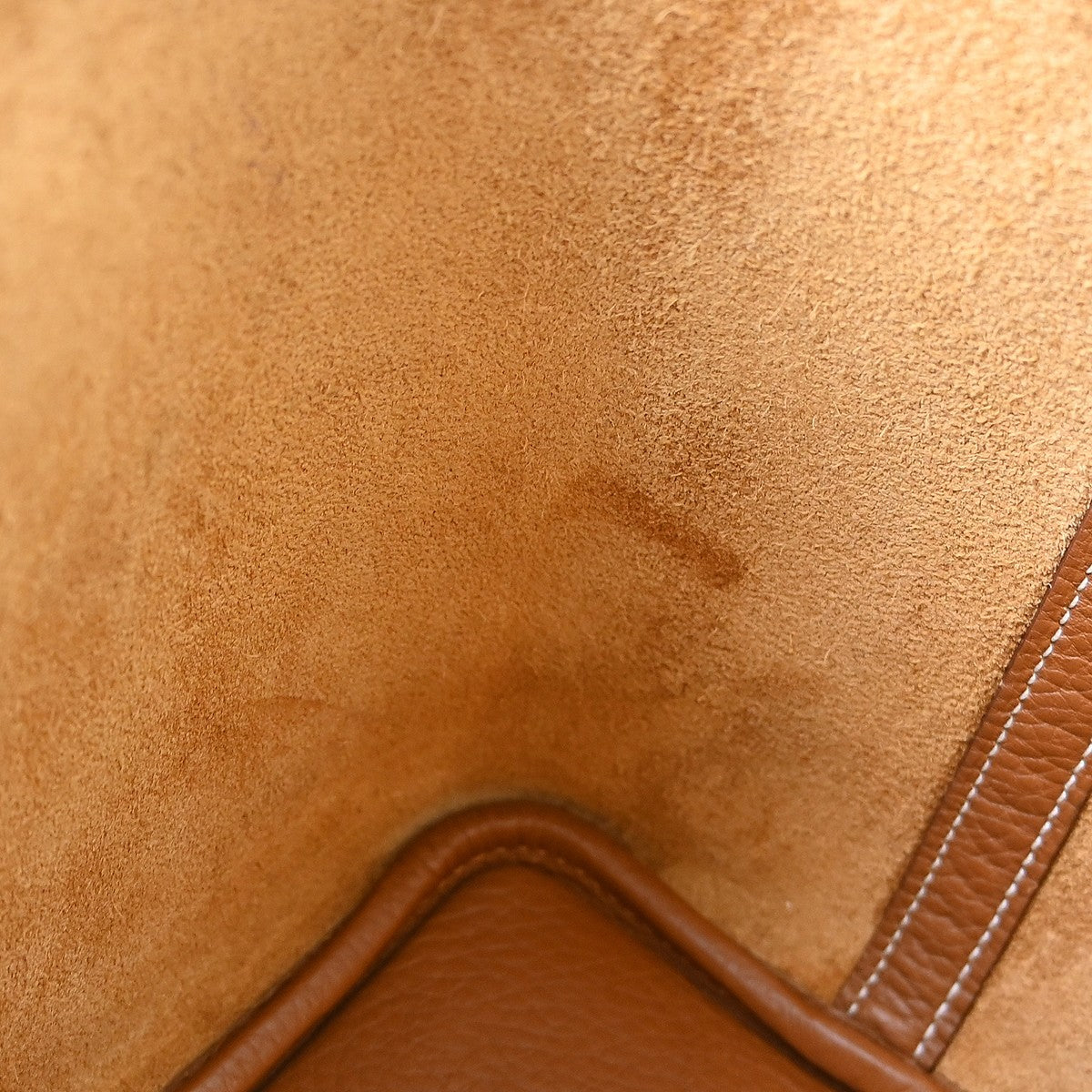 Hermes Picotin Clémence Brown Leather Handbag (Pre-Owned)