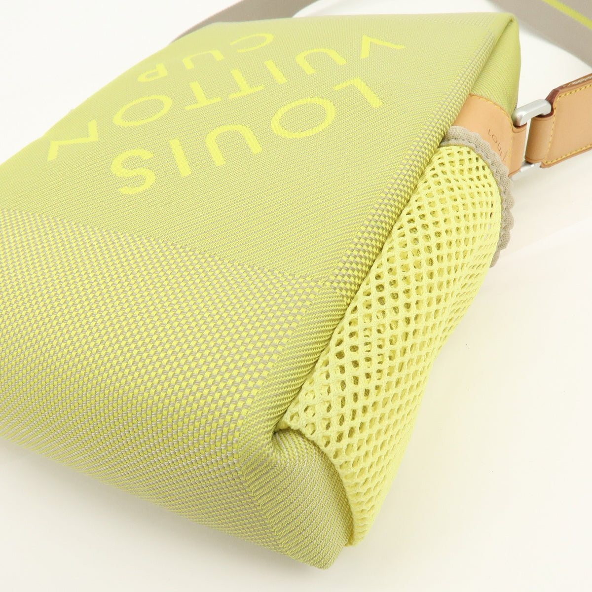 Louis Vuitton Cup Weathery Damier Geant Canvas Green Canvas Handbag (Pre-Owned)