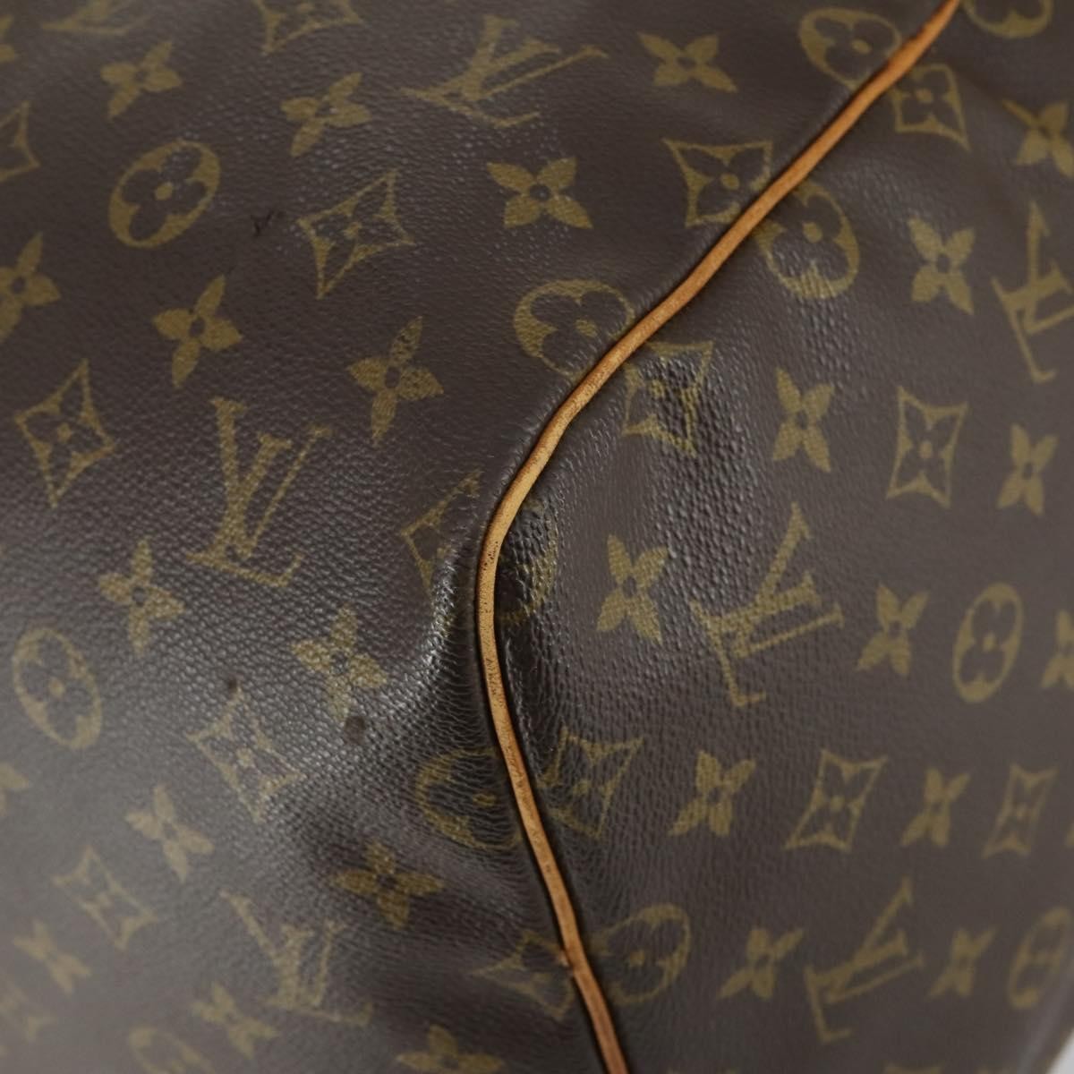 Louis Vuitton Keepall Monogram Canvas Brown Canvas Travel Bag Bag (Pre-Owned)