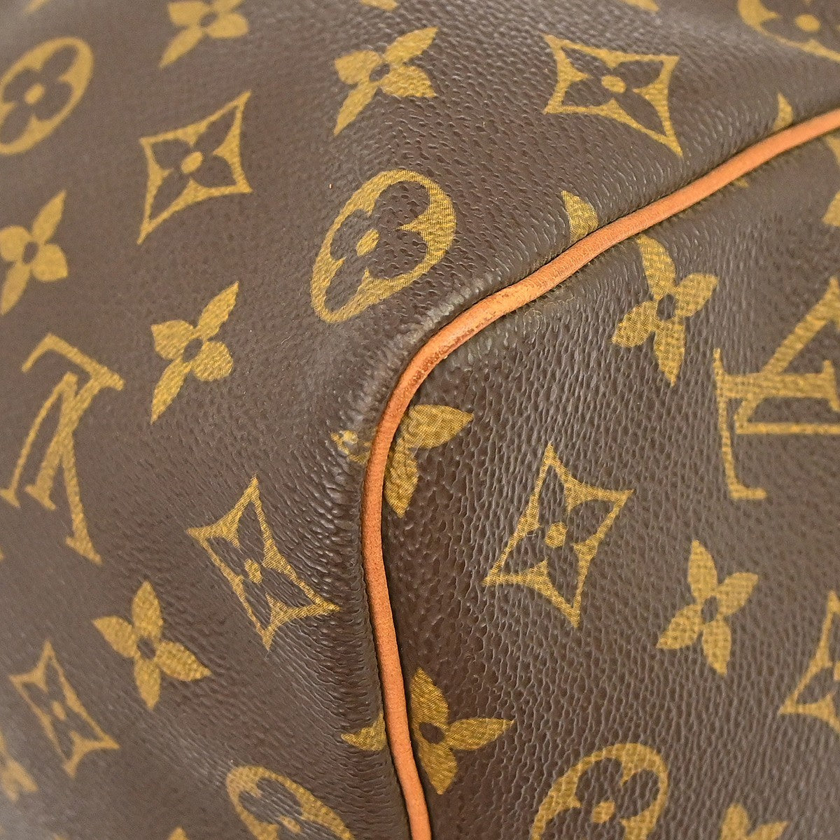 Louis Vuitton Keepall Monogram Canvas Brown Canvas Travel Bag Bag (Pre-Owned)