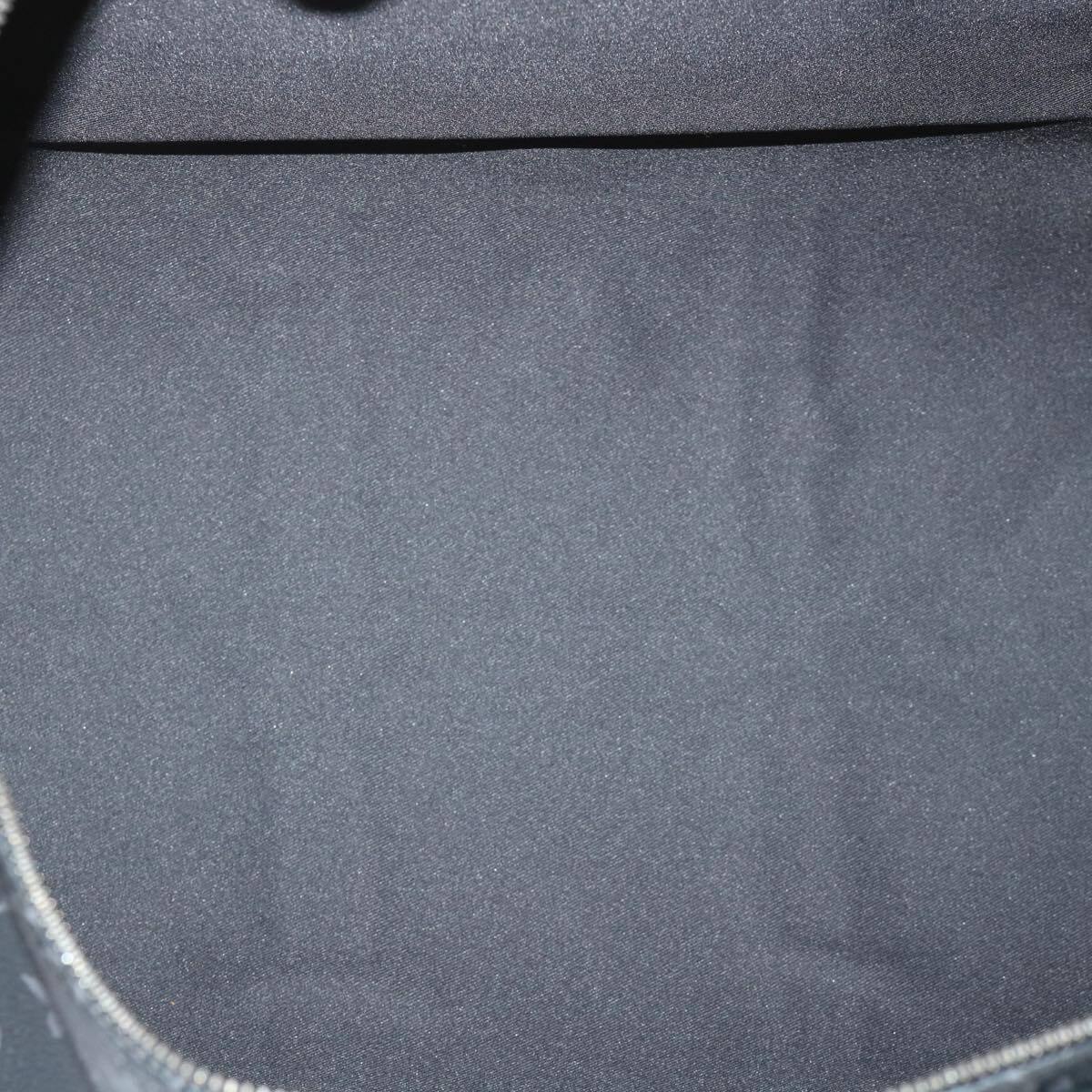 Louis Vuitton Keepall Bandouliere Monogram Eclipse Split Canvas Black Canvas Bag (Pre-Owned)