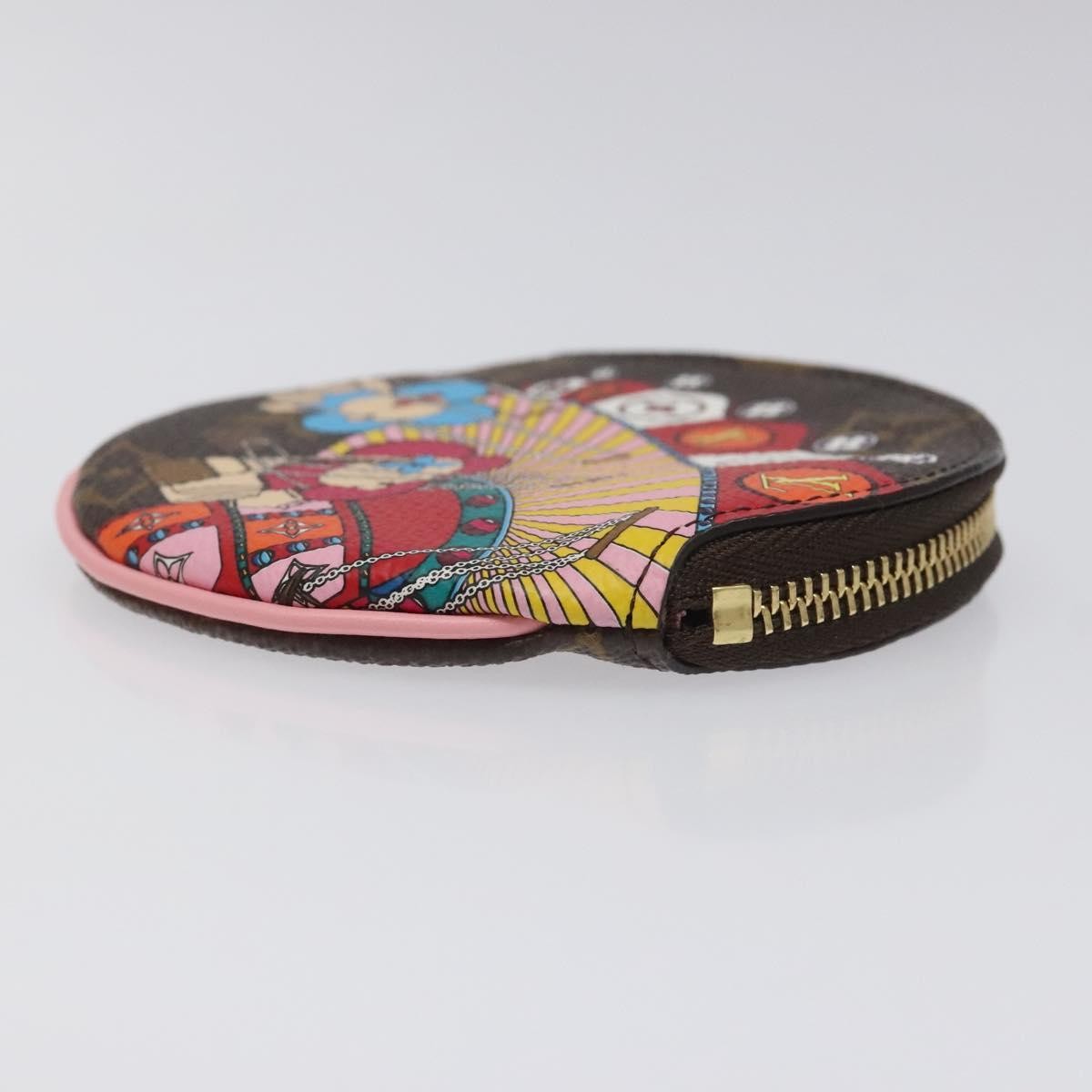 Louis Vuitton Round Coin Purse Limited Edition Vivienne Xmas Monogram Canvas Multicolour Canvas Wallets Accessory (Pre-Owned)