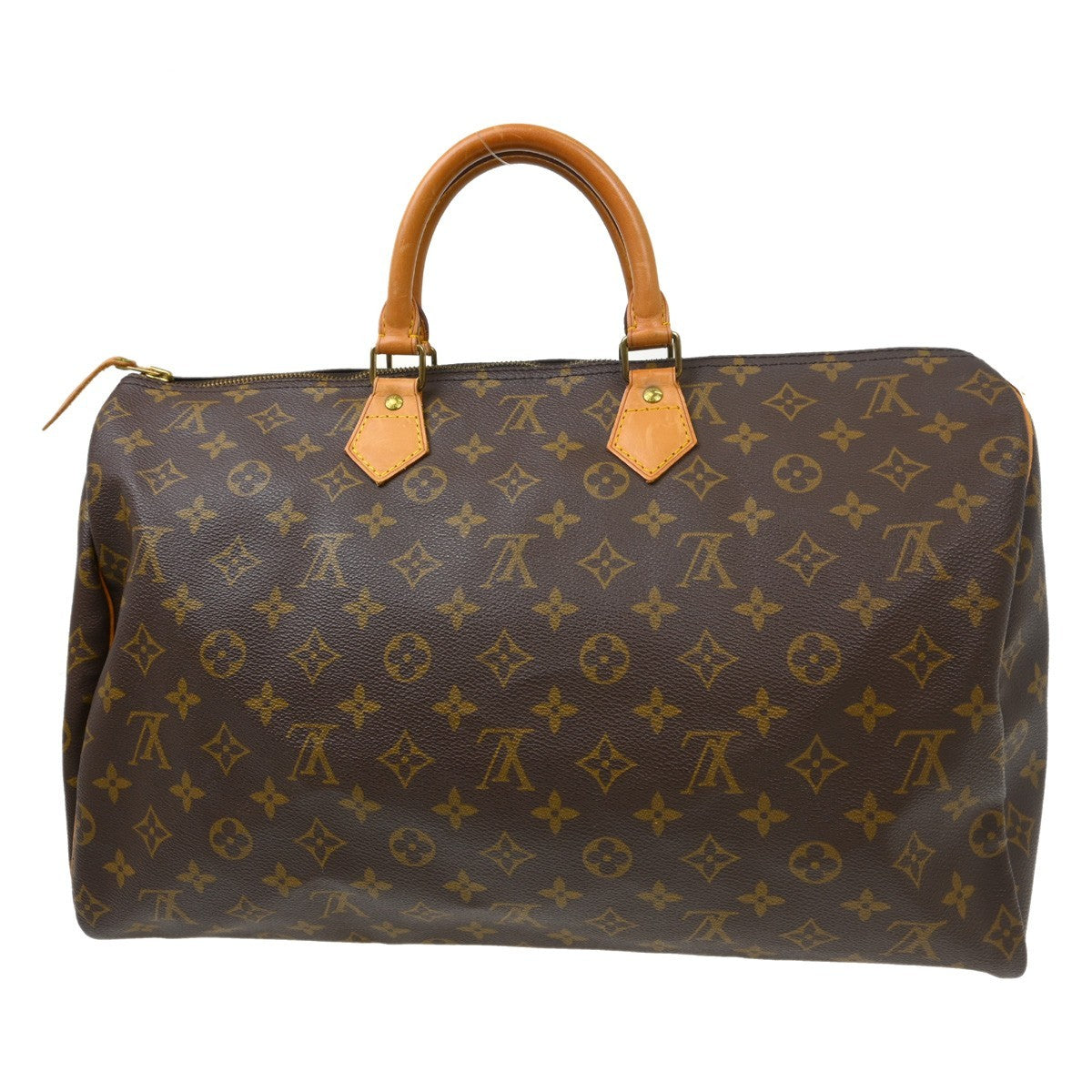 Louis Vuitton Speedy Monogram Canvas Brown Canvas Handbag (Pre-Owned)