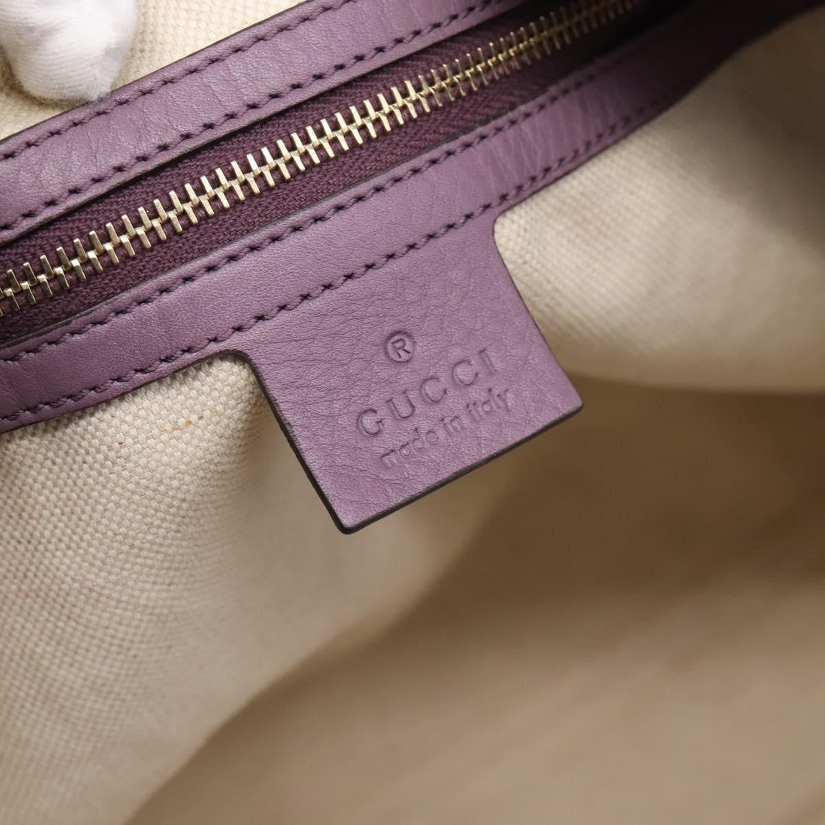 Gucci Shoulder Canvas Beige Canvas Shoulder Bag Bag (Pre-Owned)