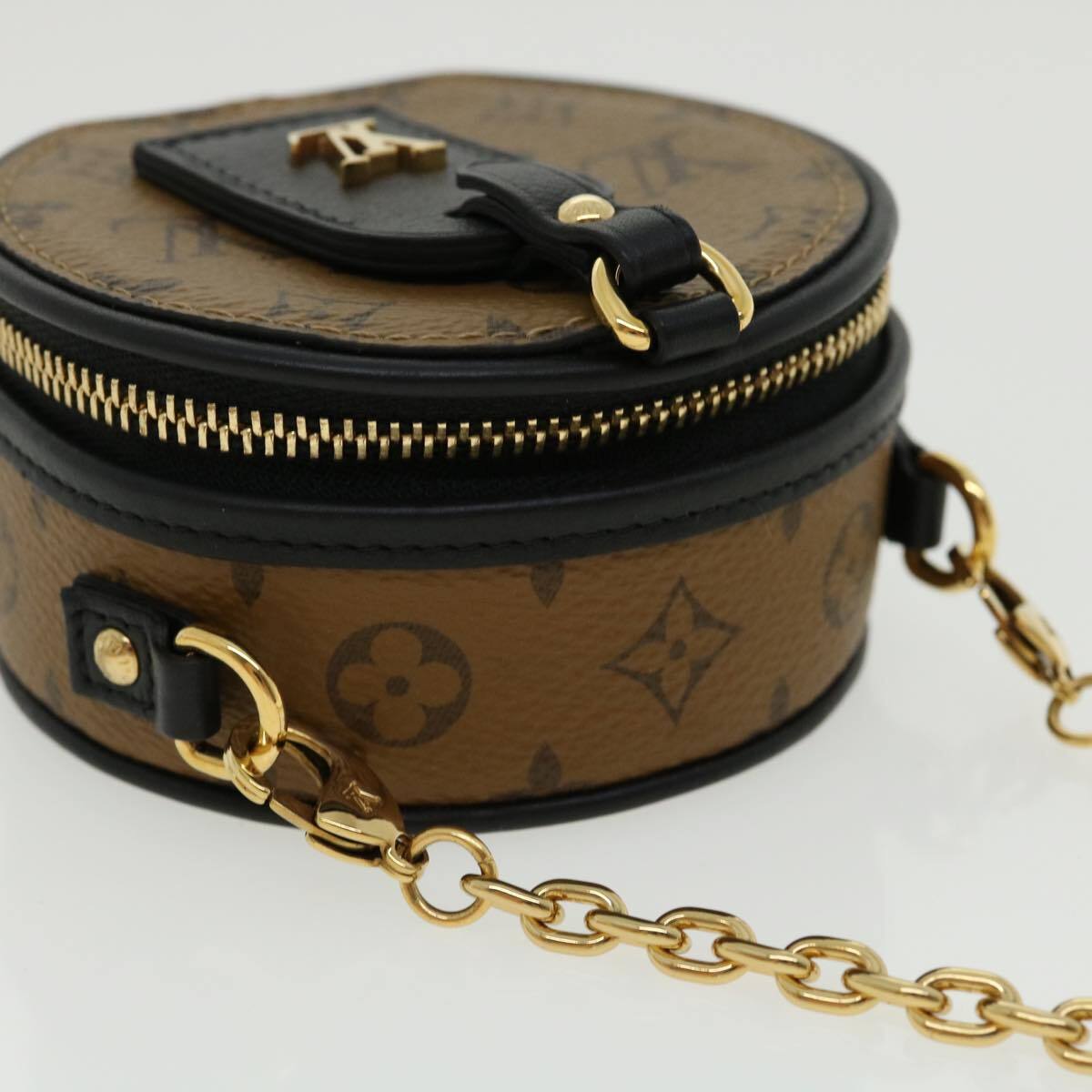 Louis Vuitton Boite Chapeau Souple Reverse Monogram Giant Brown Canvas Bag (Pre-Owned)