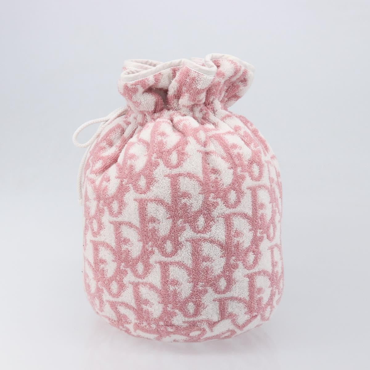 Christian Dior Trotter Clutch Trotter Canvas Pink Canvas Clutche & Pouche Bag (Pre-Owned)