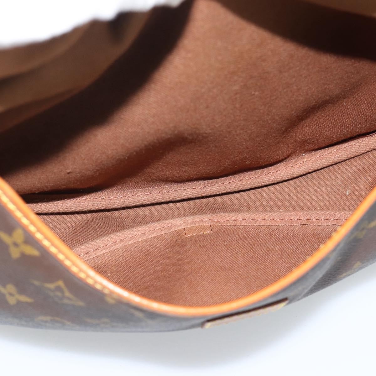 Louis Vuitton Saumur Monogram Canvas Brown Canvas Shoulder Bag Bag (Pre-Owned)