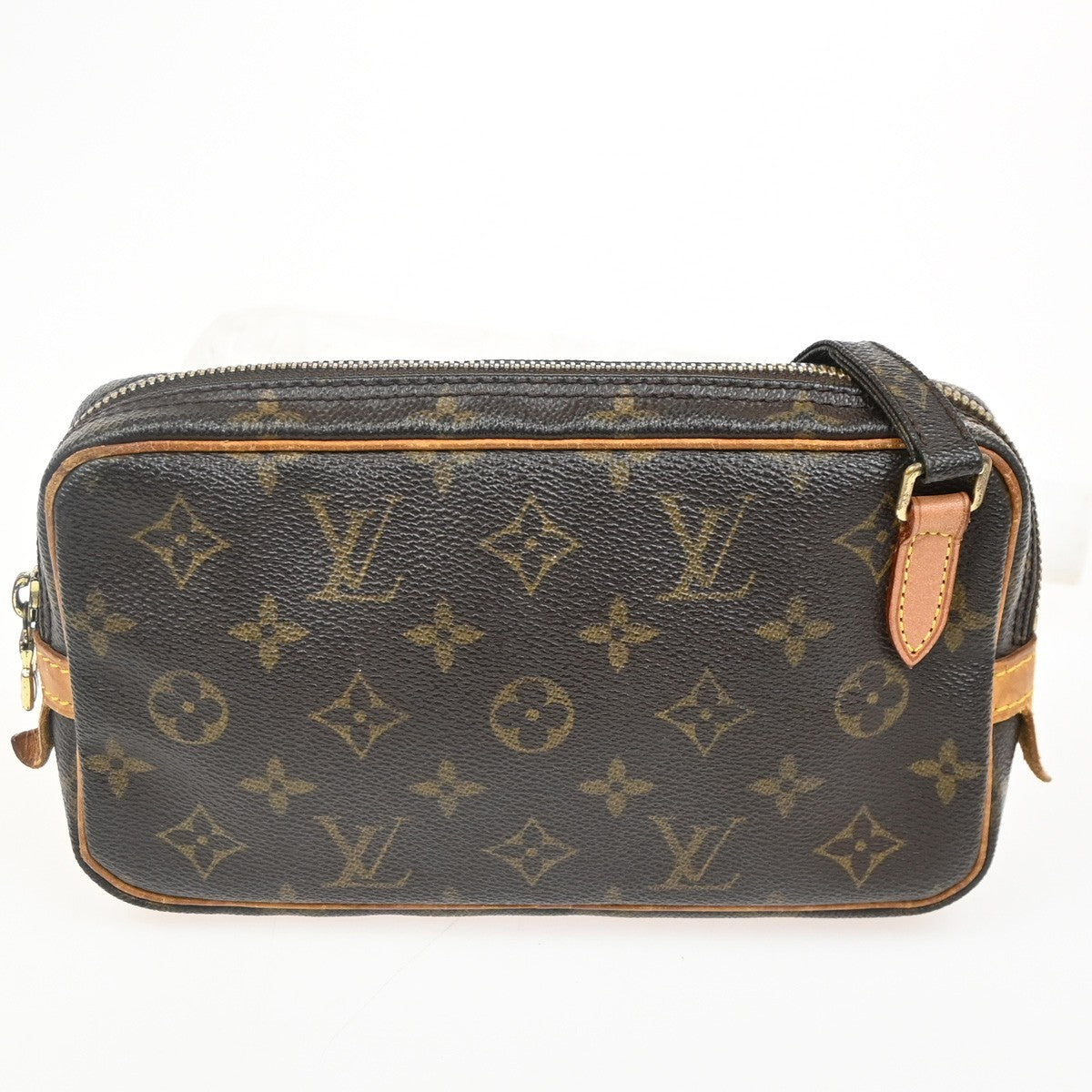 Louis Vuitton Pochette Marly Bandouliere Monogram Canvas Brown Canvas Shoulder Bag Bag (Pre-Owned)