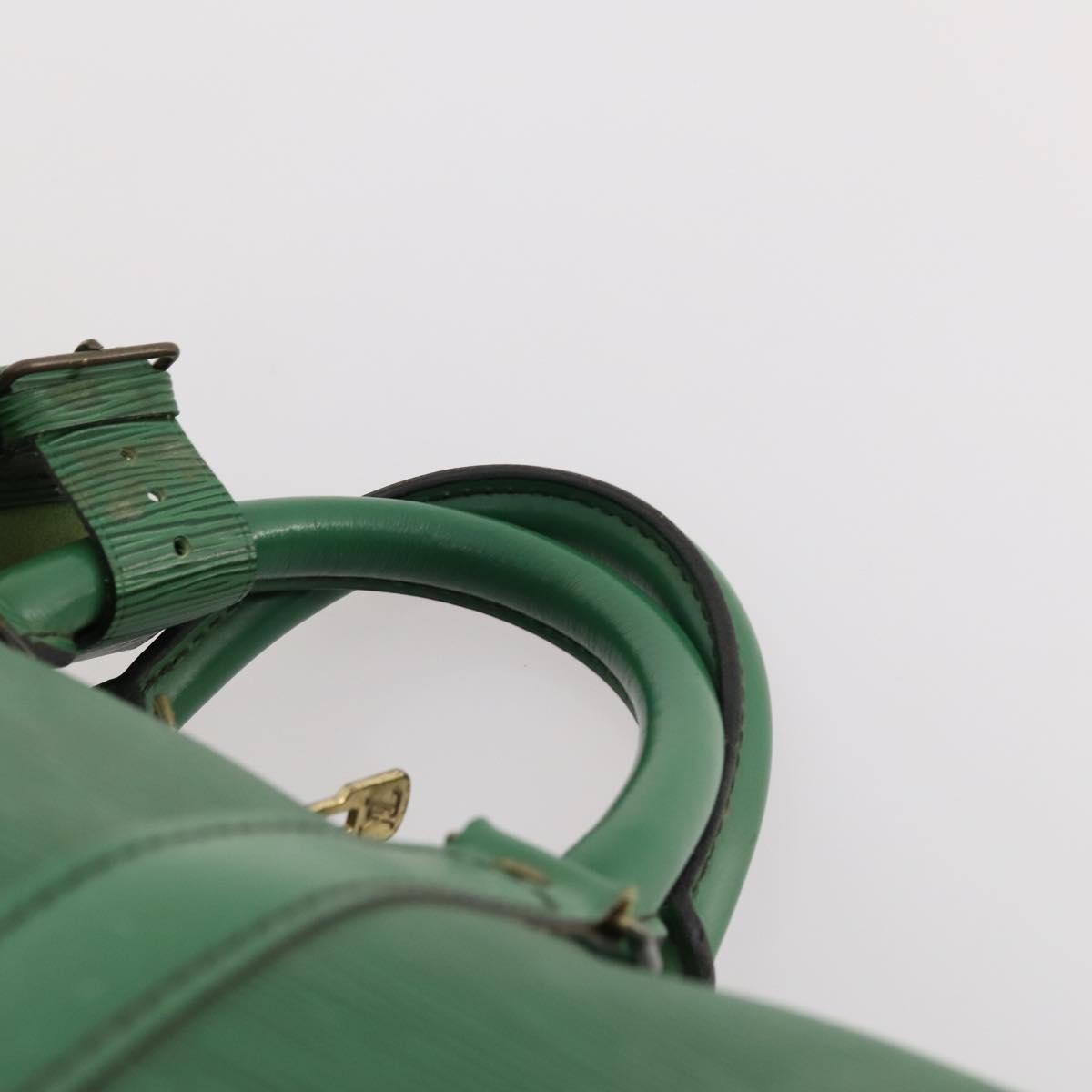 Louis Vuitton Keepall Epi Leather Green Leather Travel Bag Bag (Pre-Owned)